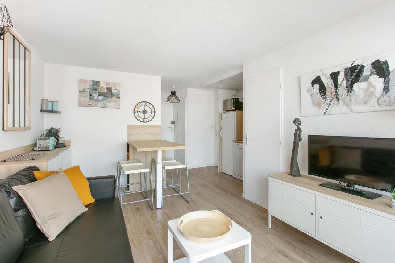Appartement T3 Terrasse Vue Sur Mer, Piscine, Parking, Wifi Et Clim Sete Luaran gambar