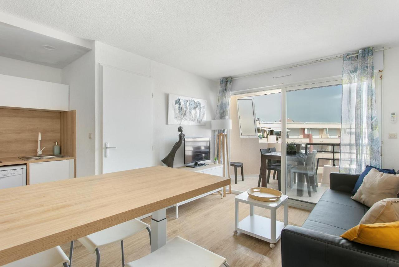 Appartement T3 Terrasse Vue Sur Mer, Piscine, Parking, Wifi Et Clim Sete Luaran gambar
